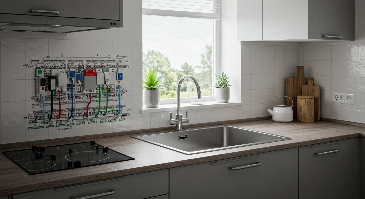 Stromkreise und Leitungsverlegung: Elektroinstallationsplan Küche im Detail