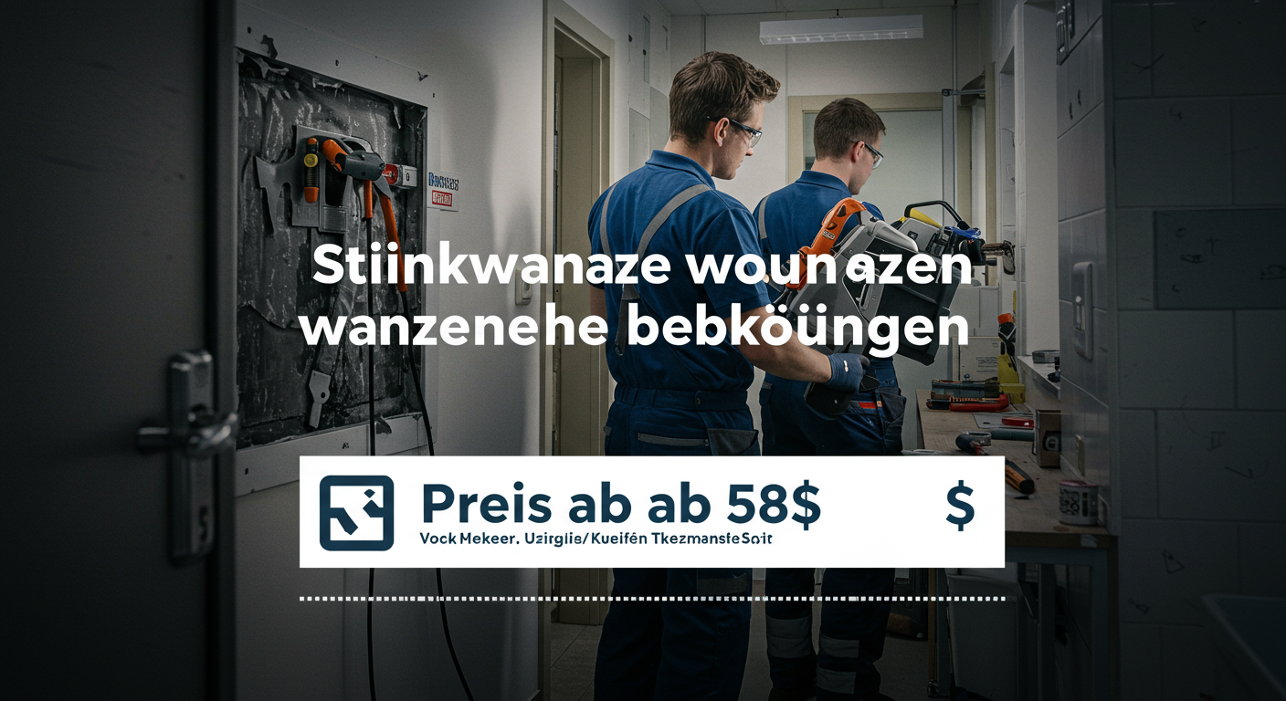 Ein Kammerjäger untersucht einen Fensterrahmen auf Schädlingsbefall wie Stinkwanzen.